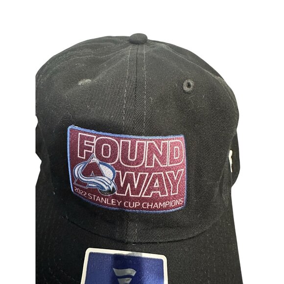 New Colorado Avalanche Hat Cap Size Black 2022 Stanley Cup Champion Found A Way - Picture 2 of 9